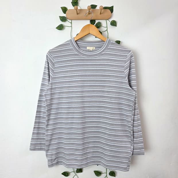 뮤트 스트라이프 슬리브