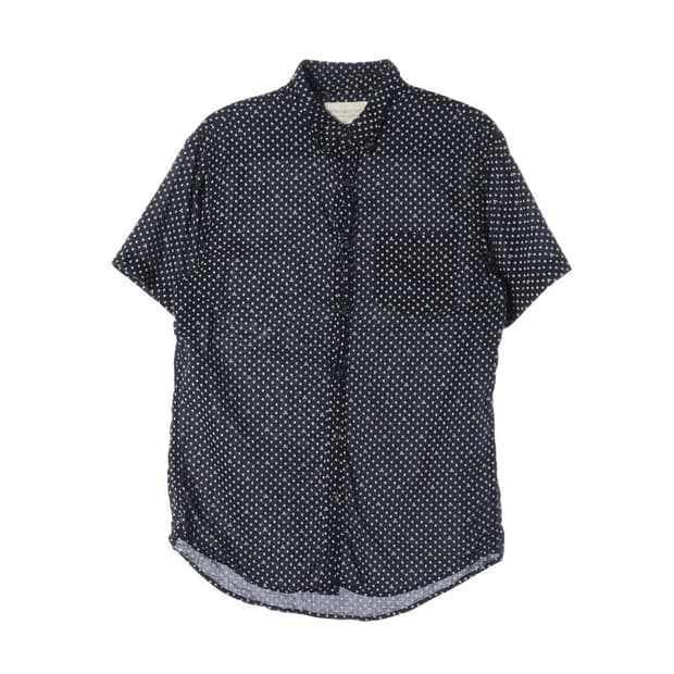 데님앤서플라이 랄프로렌 스컬 패턴 반팔 셔츠 S