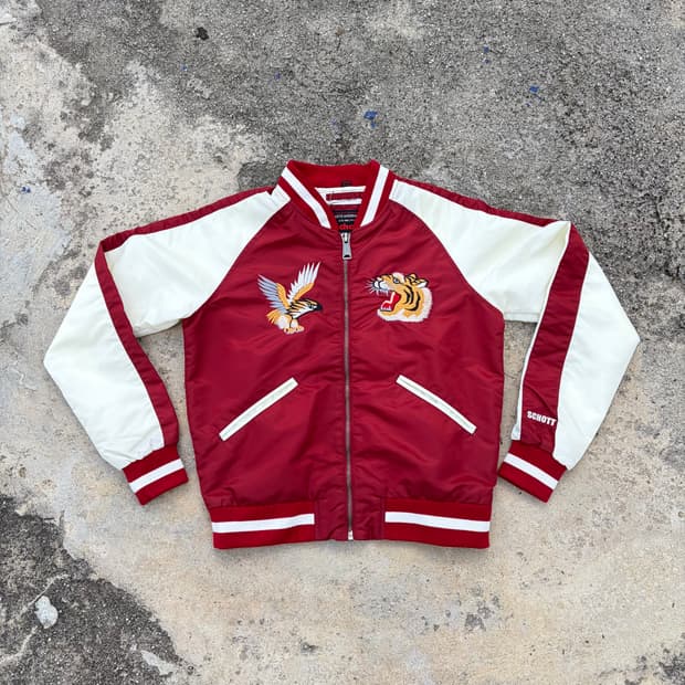 쇼트 Schott 오리지널 빈티지 스카쟌 L