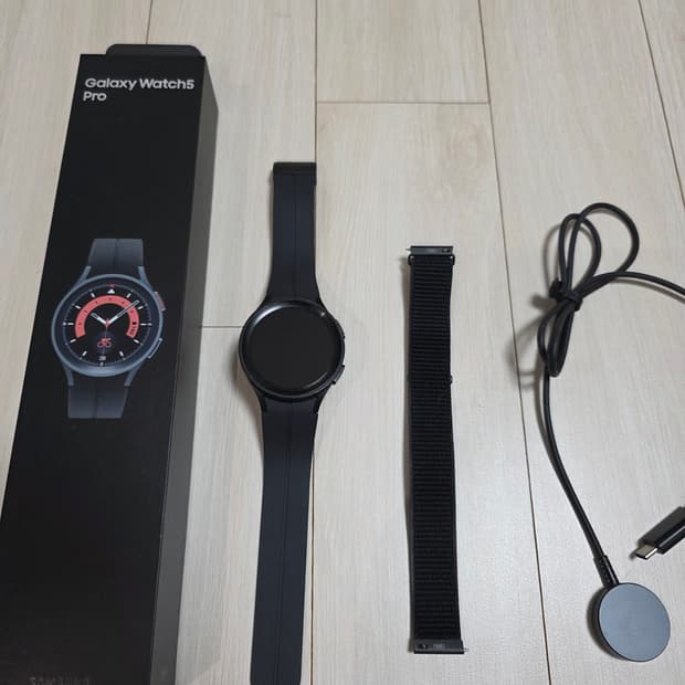 갤럭시 워치5 프로 블랙