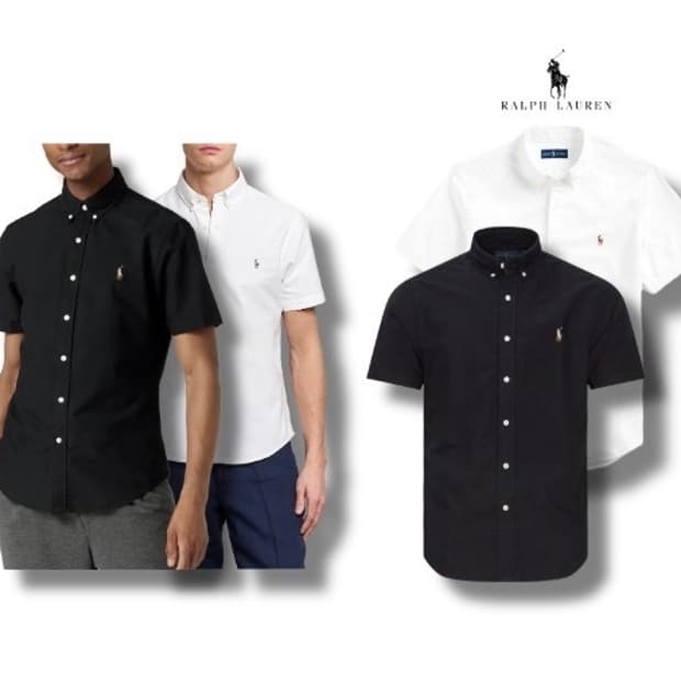 폴로 옥스퍼드 코튼 멀티포니 반팔 셔츠