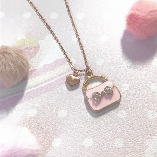 [Handmade] Twinkle Mini Bag Necklace