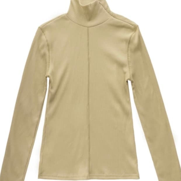 애옹쓰 터틀넥 Zip Turtleneck Top
