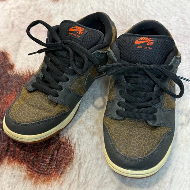나이키 Nike SB 덩크 로우 지라프 브라운 265mm 