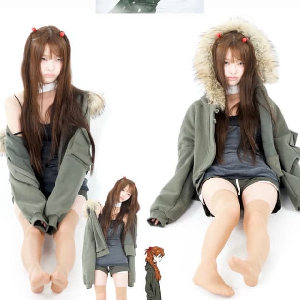 오스하이 투웨이 퍼 후드집업 카키