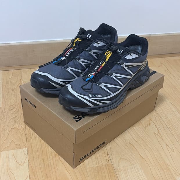 (260) 살로몬 XT-6 GTX 에보니 고어텍스 salomon