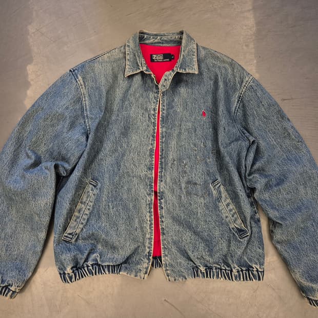 90s 폴로랄프로렌 베이포트 데님 자켓
