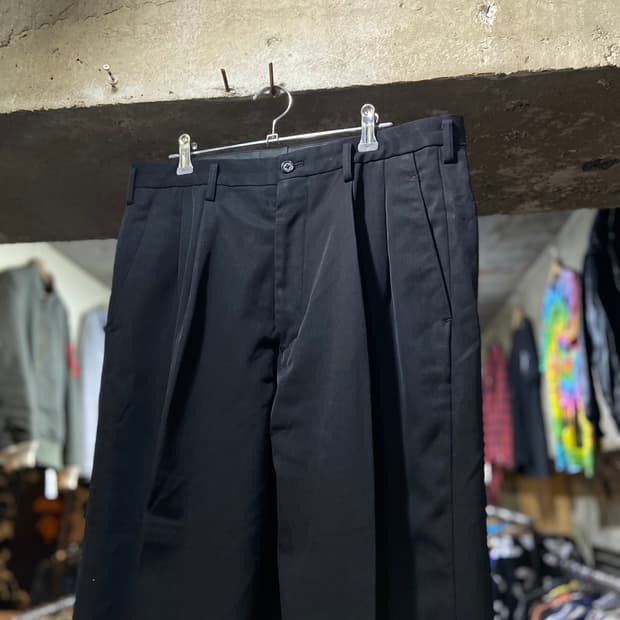 90s Y's for men 요지 야마모토 핀턱 포인트 슬랙스