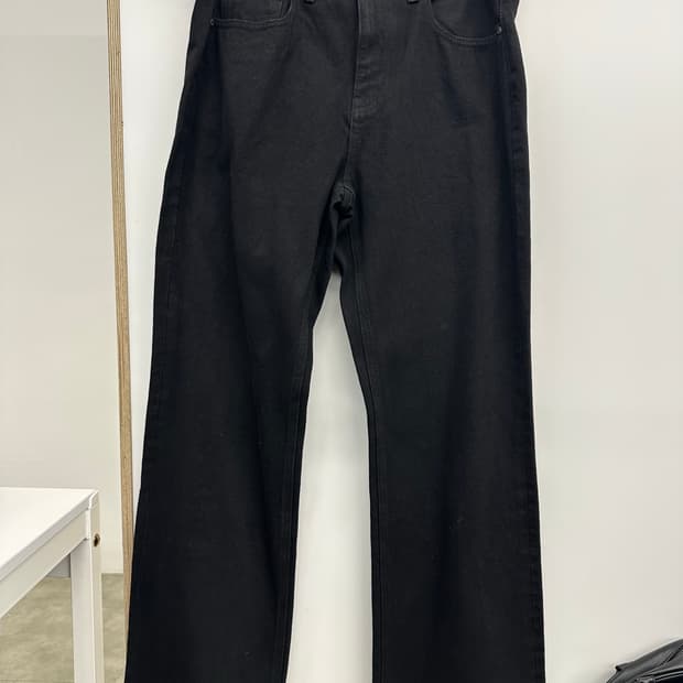 무탠다드 플레어 데님 팬츠(블랙)