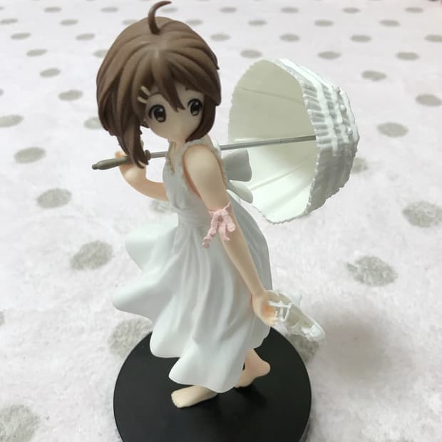 케이온! SQ 피규어 히라사와 유이 화이트원피스 Ver.