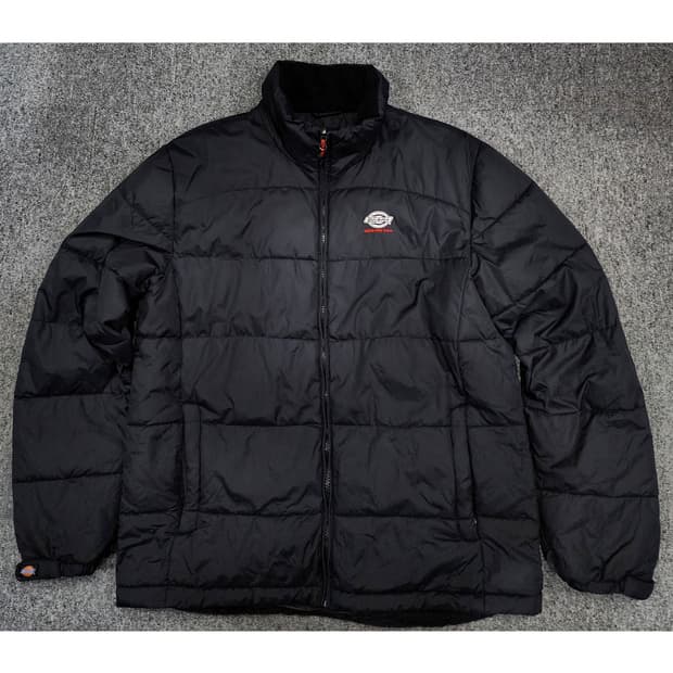 디키즈 베이직 로고 경량 패딩 자켓 L