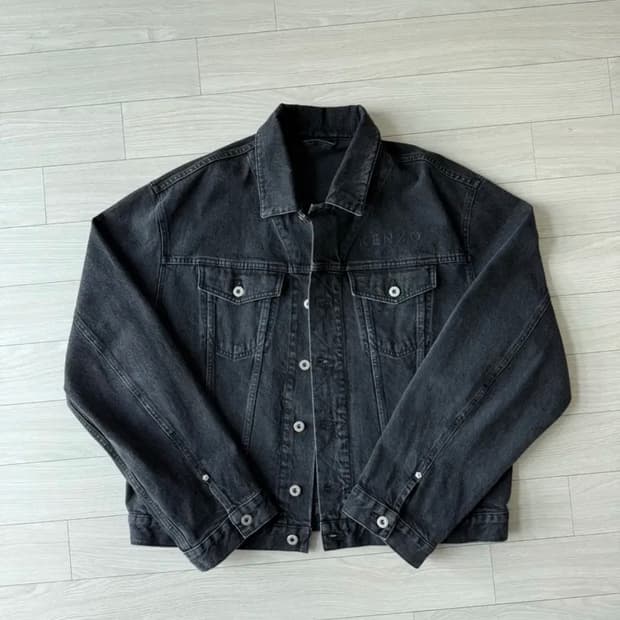 [XL] 겐조 KENZO 흑청 데님자켓