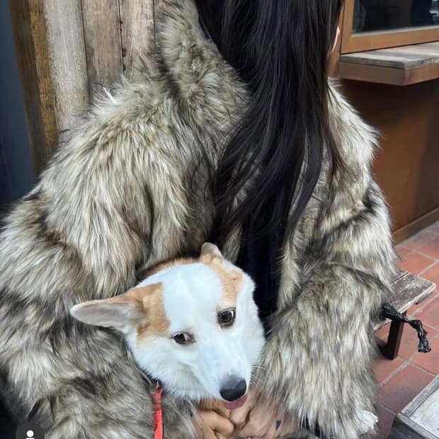 Open yy faux fur reversible jacket 퍼자켓