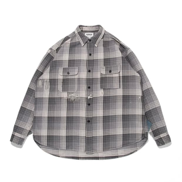 바우와우 Bowwow 디럭스 리페어 플란넬 디스 셔츠 M