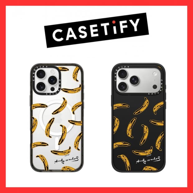 케이스티파이 앤디워홀 한정판 케이스 블랙 아이폰 16프로 맥세이프