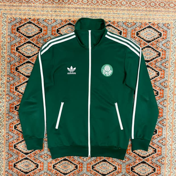 아디다스 오리지널 팔메이라스 딥그린 집업져지 자켓 남성100 