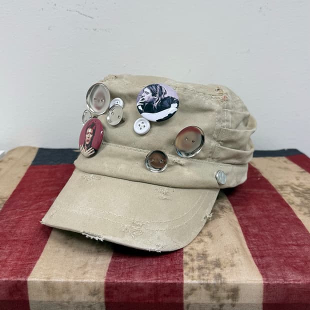 (빈티지 커스텀) rusted oil coating wax cap