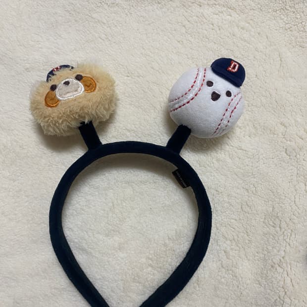 두산베어스 망곰 머리띠
