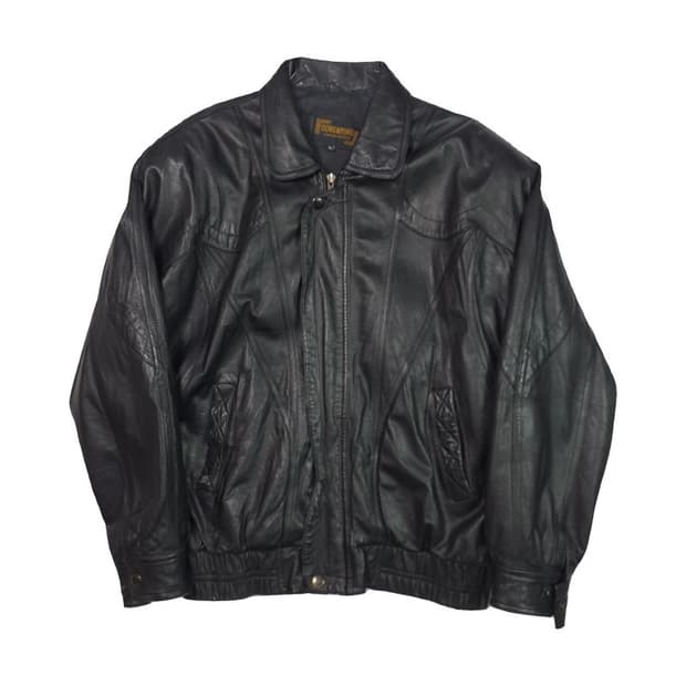 DONGMYUNG 양가죽 블랙 레더자켓 XL