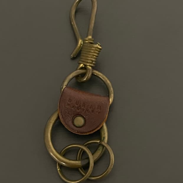 듀람팩토리 Duram factory 황동 레더 키링