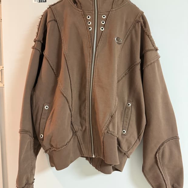 personsoul 후드집업 브라운