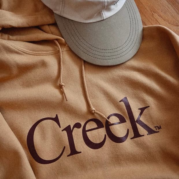 [XL] Creek 크릭 뉴욕 한정판 발매 후드 새상품 옐로우 오렌지