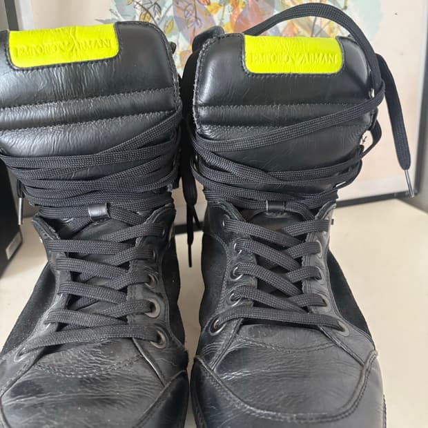 엠포리오 아르마니 빈티지 워커부츠 42사이즈