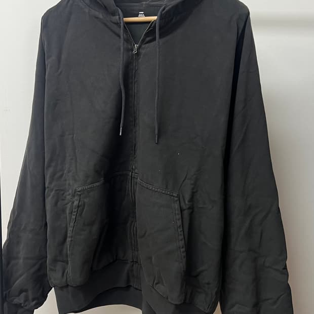 (새상품)이지갭 후드집업 블랙 L