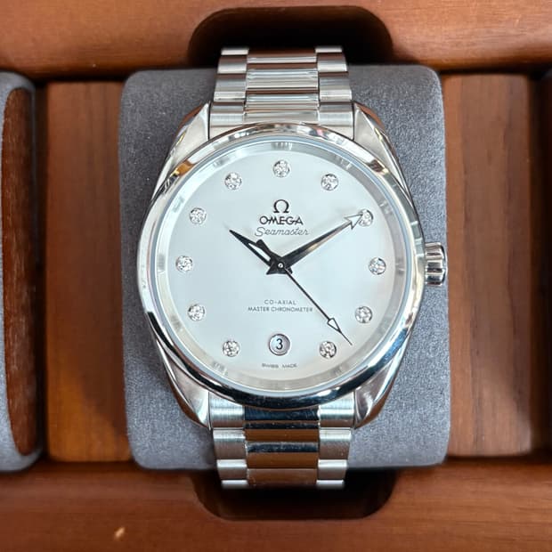 오메가 씨마스터 아쿠아 테라 150M 코엑시얼 다이아 38mm 시계