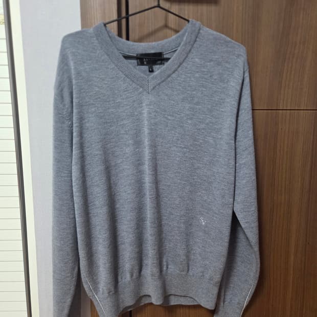 세비지 브이넥 니트 그레이 L