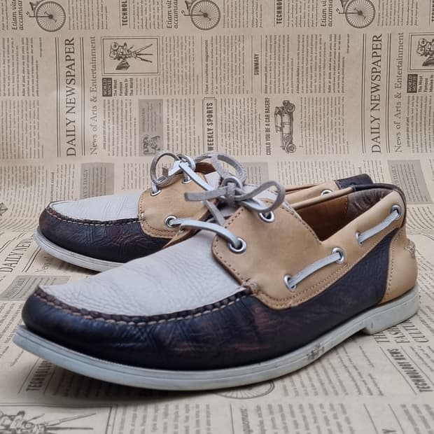 콜한 남성보트슈즈260