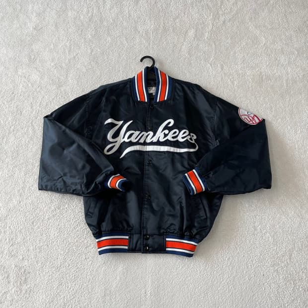 L 제이갤러리 양키즈 스타디움 바시티 자켓 MLB 마제스틱