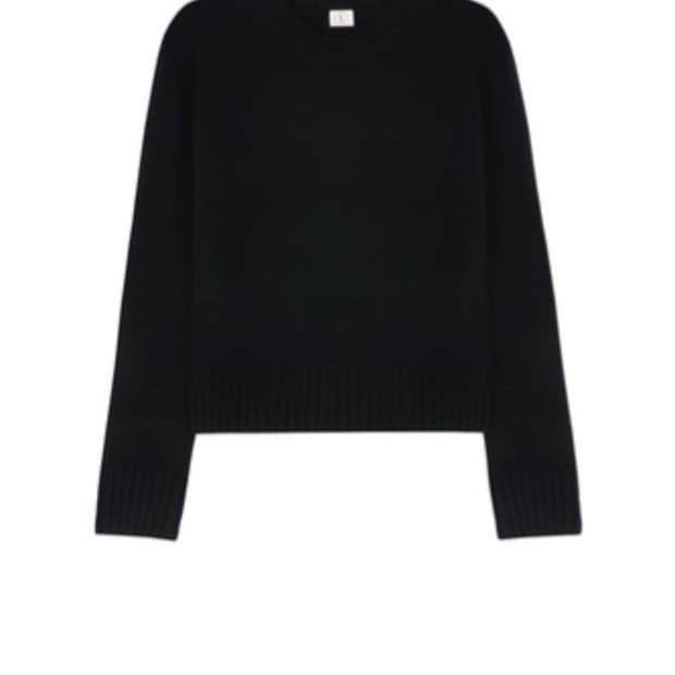 식스앤어하프 로로스웨터 블랙M