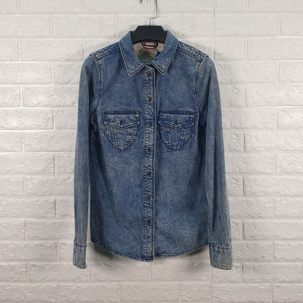 [90]타미힐피거 데님 셔츠