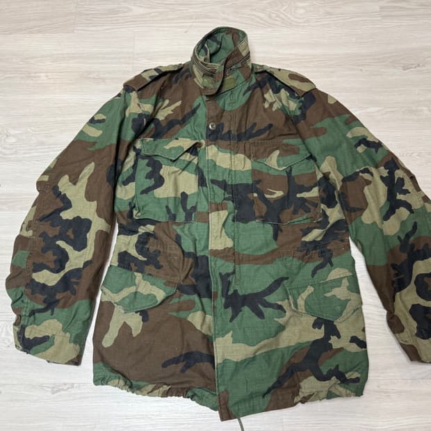 [M] M65 미군 우드랜드 카모 야상