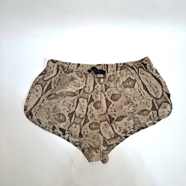 Gucci by Tom Ford Snake Skin Mini Shorts