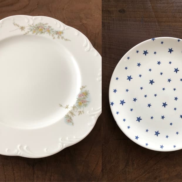 [직수입] 빈티지 앞접시 샐러드접시 디저트접시