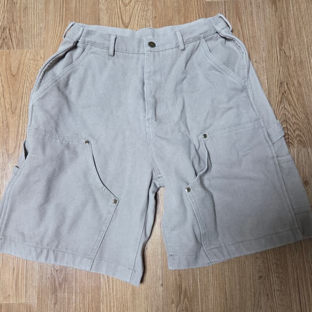 라퍼지스토어 클래식 워시드 워크 하프 팬츠