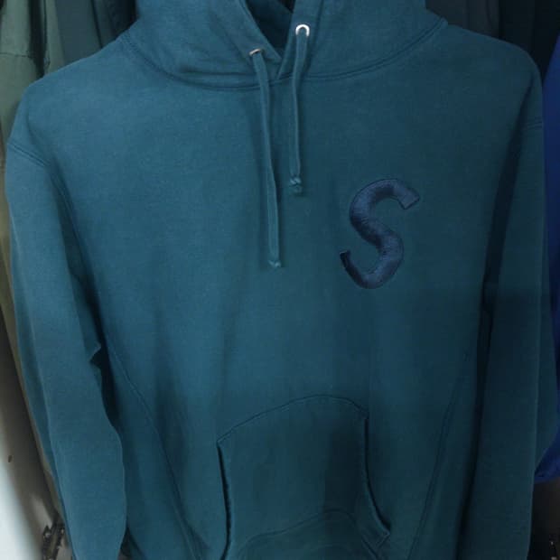 슈프림 s로고 후드 L