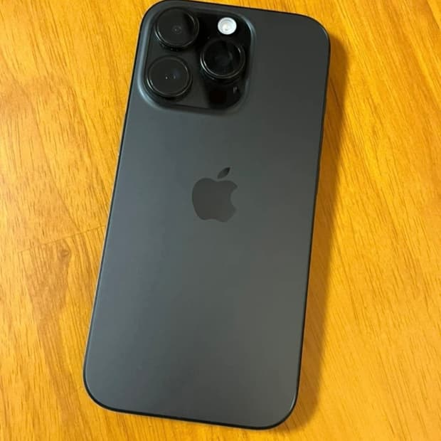 아이폰 16pro 블랙 티타늄 256GB