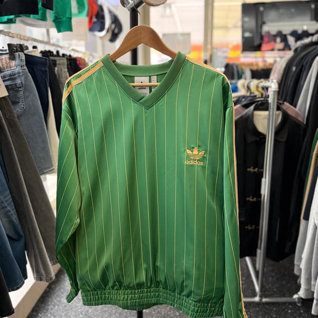 아디다스 윈드브레이커 그린 XL