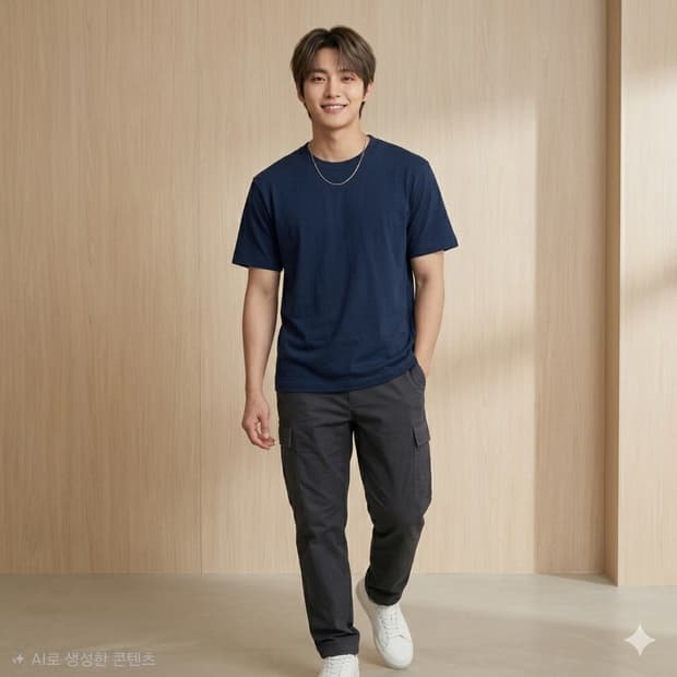 유니클로 U 크루넥 반팔 티셔츠