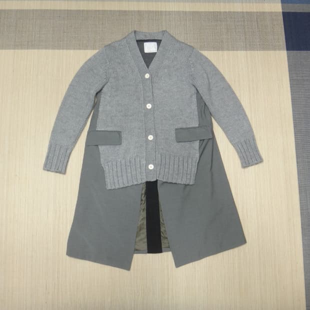 (1사이즈) 사카이 SACAI 여성 니트 코트 22-06175