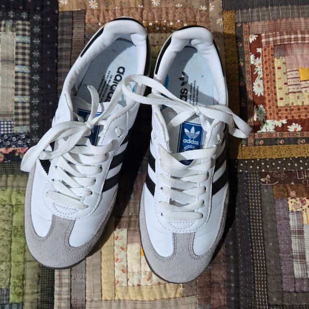 아디다스 삼바 OG 화이트 블랙