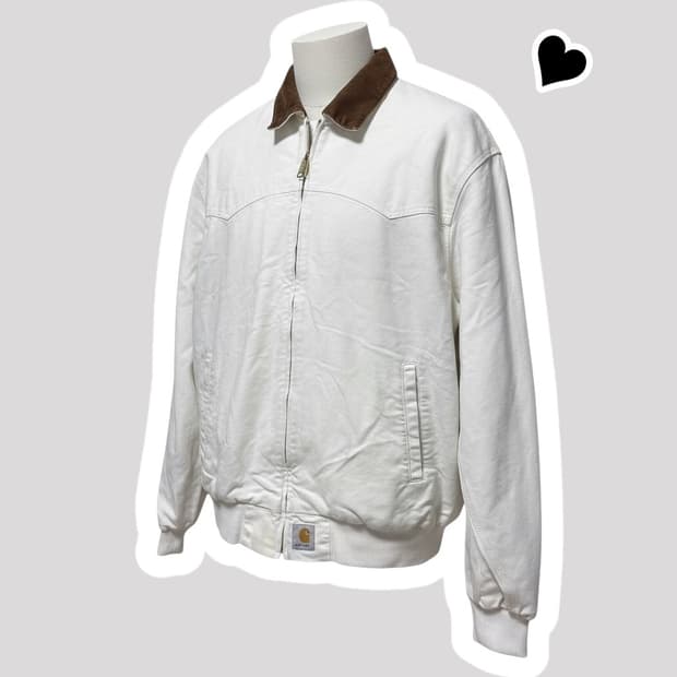 신형 칼하트 WIP 산타페 아이보리 자켓