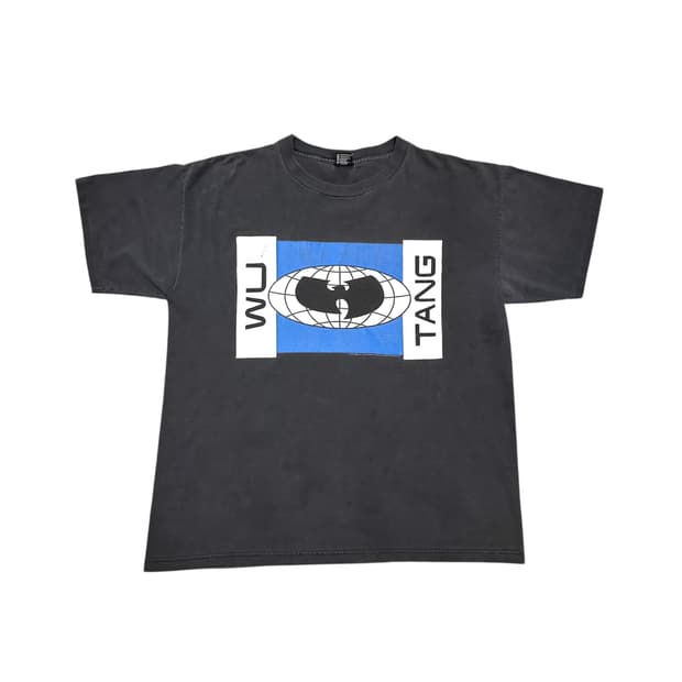 빈티지 90s Wu-Tang Clan 우탱 클랜 힙합 로고 티셔츠