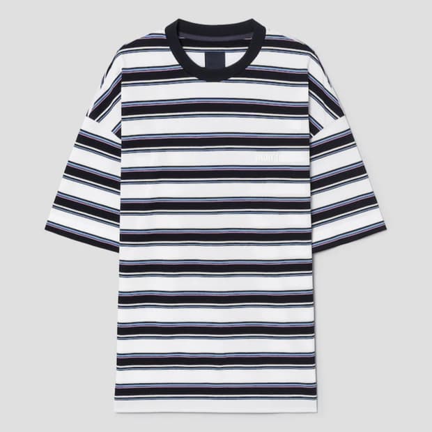 [구매] 준지 / 26ss 네이비 피케 스트라이프 숏슬리브 xs, s