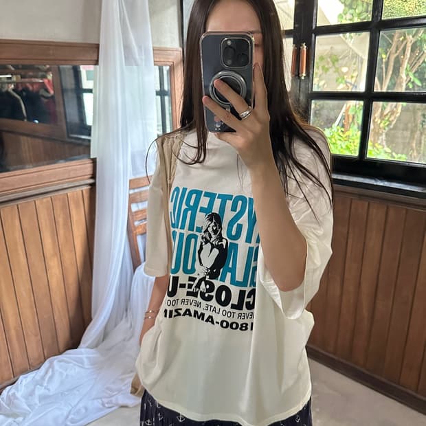 HYSTERIC GLAMOUR pin-up girl t-shirt XL