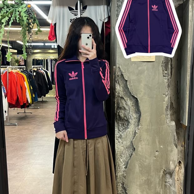 아디다스 유로파 져지 퍼플 85 #csz1953