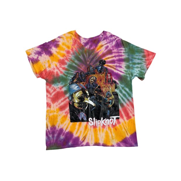 slipknot 슬립낫 반팔 타이다이 빈티지 티셔츠 (105/XL)